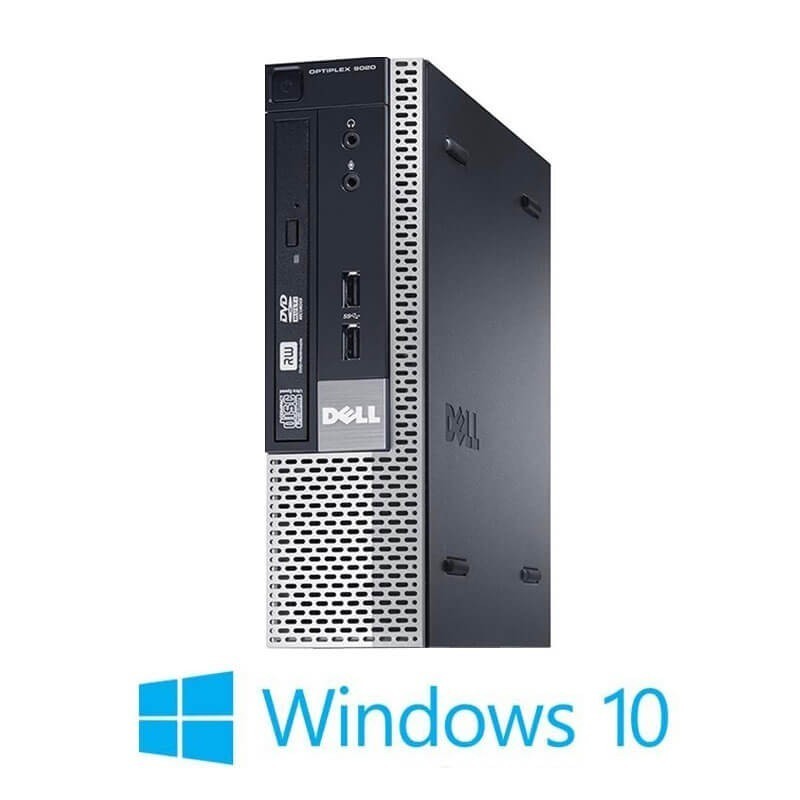 Calculatoare refurbished Dell OptiPlex 9020 USFF, I3-4130, Win 10 Home
