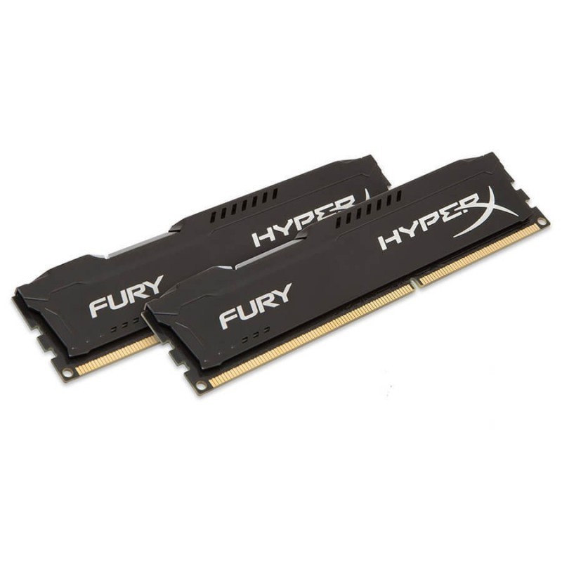Kit memorie sh HyperX FURY Black 8GB(2x4GB) DDR3, 1600MHz, CL10