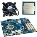 Kit placa de baza second hand Intel DH87MC, Pentium G3220, Cooler