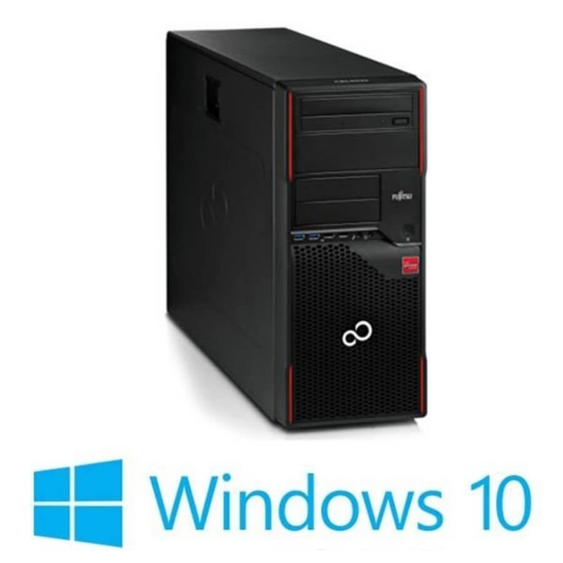 PC refurbished Fujitsu CELSIUS W410 Workstation, Quad Core i5-2400, Win 10 Home
