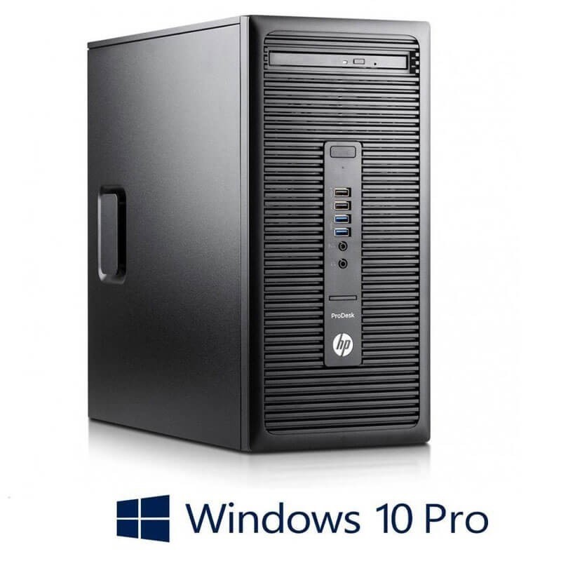 Calculatoare Refurbished HP ProDesk 600 G2 MT, Quad Core i5-6500, Win 10 Pro