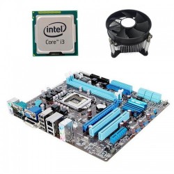 Kit Placa de Baza Refurbished ASUS P7H55-M LE, Dual Core i3-540, Cooler