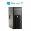 Workstation Refurbished HP Z210 MT, Intel Core i3-2100, Windows 10 Home