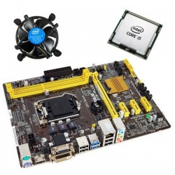 Kit Placa de Baza Refurbished Asus H81M-PLUS, Quad Core i5-4440 Gen 4, Cooler
