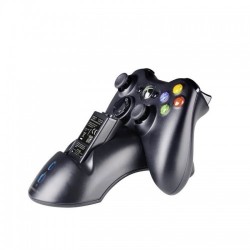 Incarcator SPEEDLINK SL-2308-BK BRIDGE pentru Xbox 360 + 2 Acumulatori