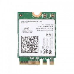 Placa Retea M.2 2230 Refurbished Intel Dual Band Wireless-AC 7260, Bluetooth 4.0