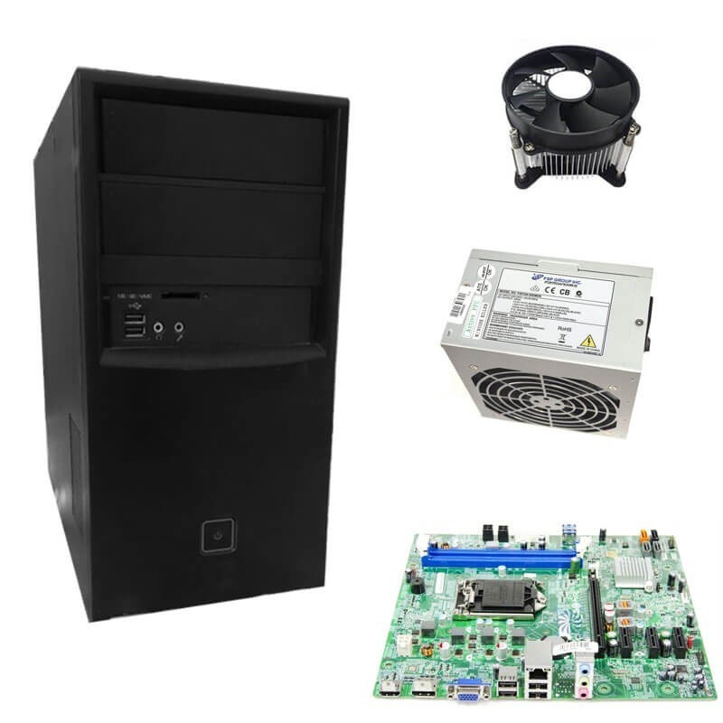 Placa de Baza Refurbished Medion H81H3-EM2 + Carcasa, Sursa, Cooler