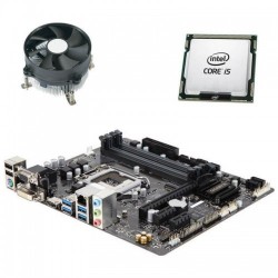 Kit Placa de Baza Refurbished GIGABYTE GA-B250M-DS3H, Quad Core  i5-7400, Cooler