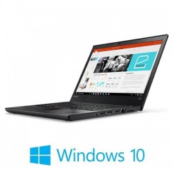 Laptop Refurbished Lenovo ThinkPad T470, i5-6300U, FHD, SSD, Webcam, Win 10 Home