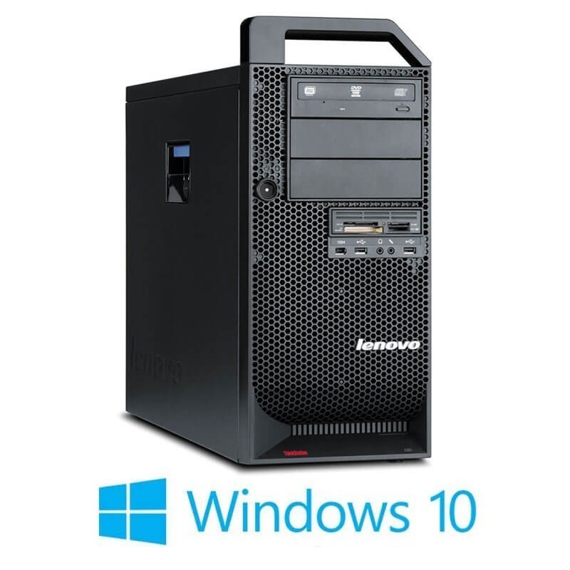 Workstation Refurbished Lenovo ThinkStation D20, 2 x Xeon X5647, Quadro 5000, Win 10 Home