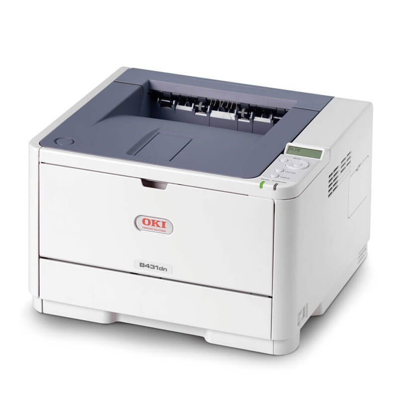 Imprimante Refurbished Laser Monocrom OKI B431dn, Toner Full