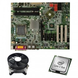 Kit Placa de Baza Industrial Refurbished IMBA-X9654, Core 2 Duo E6400, Cooler