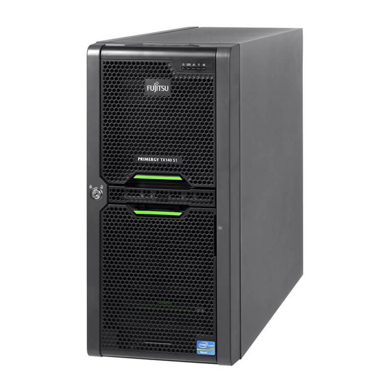 Server Refurbished Fujitsu PRIMERGY TX140 S1p, Xeon Quad Core E3-1265L v2