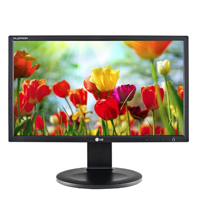 Monitoare LED Refurbished LG Flatron  E2411PU-BN, 24 inch Full HD