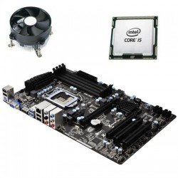 Kit Placa de Baza Refurbished ASRock Z77 Pro3, Intel Quad Core i5-3470, Cooler