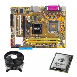 Kit Placa de Baza Refurbished Asus P5GC-MX/S, Intel Dual Core E2140, Cooler