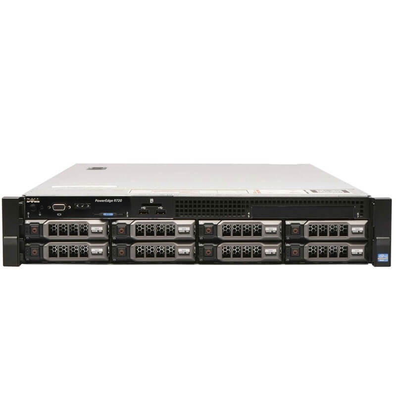Server Refurbished Dell R720, 2 x Octa Core E5-2658, 8 x 3.5 Bay - configureaza pentru comanda
