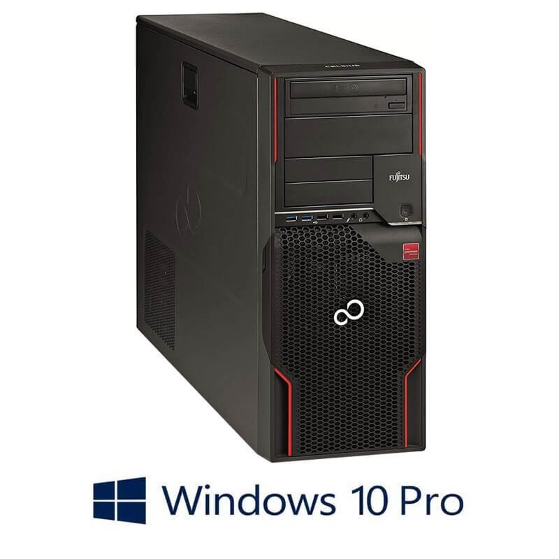 Workstation Refurbished Fujitsu CELSIUS W520, E3-1230 v2, Quadro NVS 450, Win 10 Pro