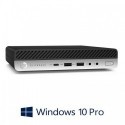 Mini PC HP EliteDesk 800 G4, Hexa Core i5-8600, 8GB DDR4, 256GB SSD, Win 10 Pro