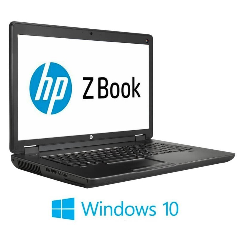 Laptop HP ZBook 17 G2, i7-4710MQ, SSD, 17.3" Full HD, nVIDIA Quadro K3100M, Windows 10 Home