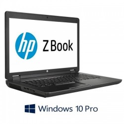 Laptop HP ZBook 17 G2, i7-4710MQ, SSD, 17.3" Full HD, nVIDIA Quadro K3100M, Windows 10 Pro