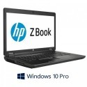 Laptop HP ZBook 17 G2, i7-4710MQ, SSD, 17.3" Full HD, nVIDIA Quadro K3100M, Windows 10 Pro