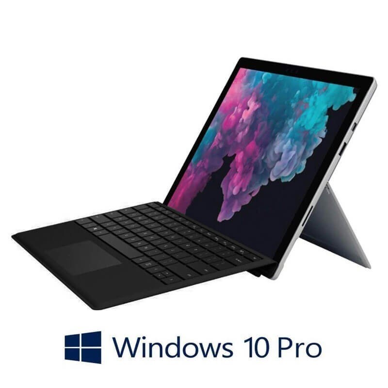 Tableta Microsoft Surface Pro 5, Intel i5-7300U, 128GB SSD, 2K, Webcam, Win 10 Pro