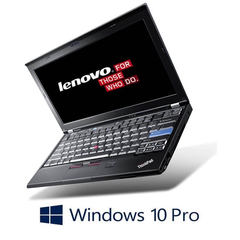 Laptopuri Lenovo ThinkPad X220, Intel i7-2620M, SSD, Webcam, Windows 10 Pro