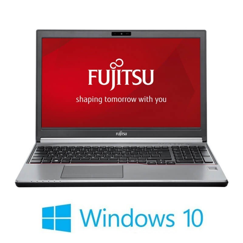 Laptop Fujitsu LIFEBOOK E736, i3-6100U, 16GB DDR4, SSD, FHD, Webcam, Win 10 Home