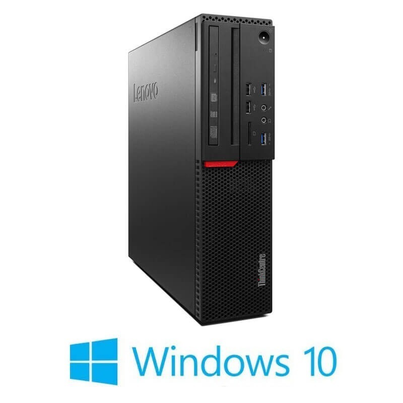 Calculatoare Lenovo ThinkCentre M800 SFF, i5-6500T, 240GB SSD NOU, Win 10 Home
