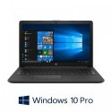 Laptopuri HP 255 G7, AMD Ryzen 3 2200U, 256GB SSD, 15.6 inci, Webcam, Win 10 Pro