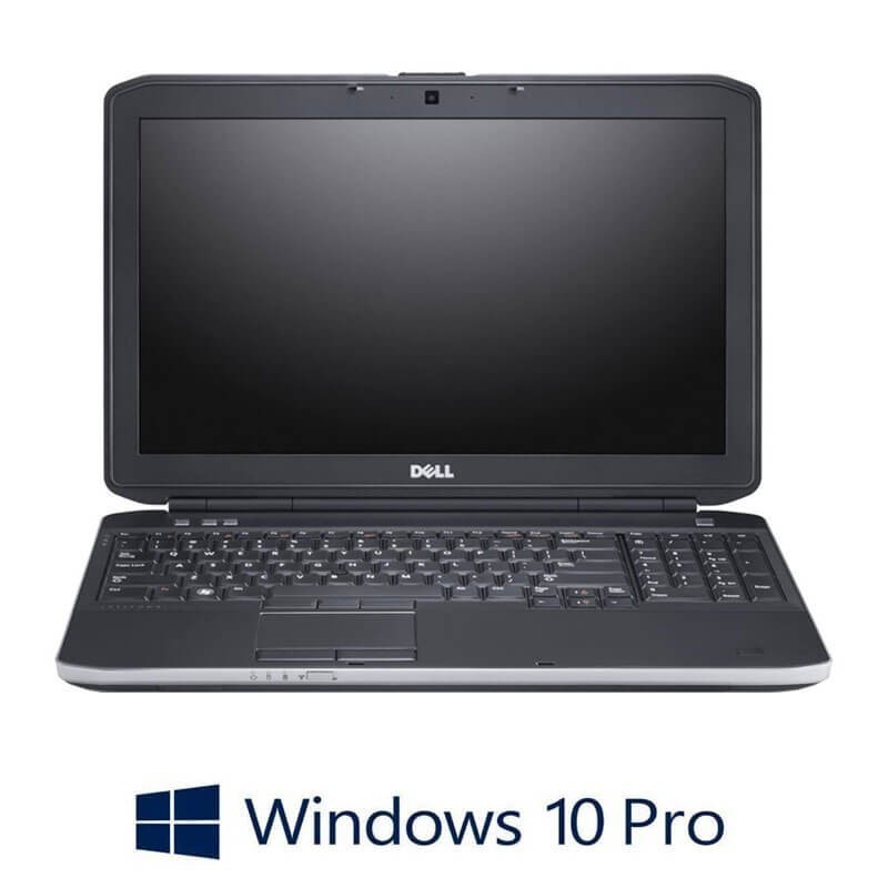 Laptop Dell Latitude E5530, Intel i3-2350M, 15.6 inci Full HD, Webcam, Win 10 Pro