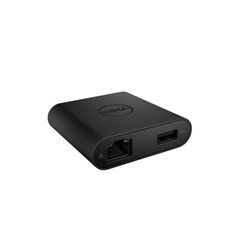 Adaptor Dell DA200 USB Type-C la HDMI, VGA, Rj-45, USB 3.0