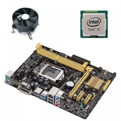 Kit Placa de Baza Asus H81M-E/M52AD/DP_MB, Intel Core i3-4170, Cooler