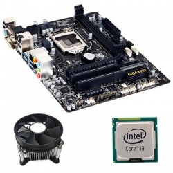 Kit Placa de Baza Gigabyte GA-H81M-HD3, Intel Core i3-4150T, Cooler