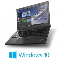Laptopuri Lenovo ThinkPad L460, i5-6200U, 256GB SSD NOU, Webcam, Win 10 Home