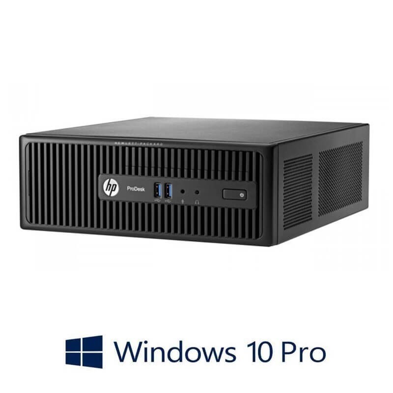 Calculatoare HP ProDesk 400 G2.5 SFF, Intel i3-4170, 8GB DDR3, Windows 10 Pro
