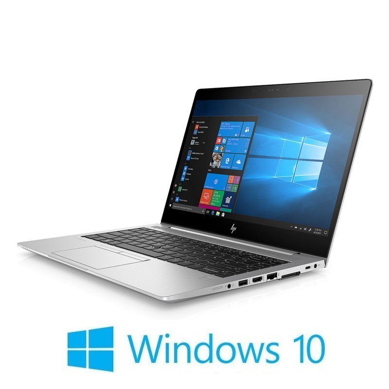 Laptop Touchscreen HP EliteBook 840 G5, Quad Core i5-8350U, SSD, Full HD, Win 10 Home
