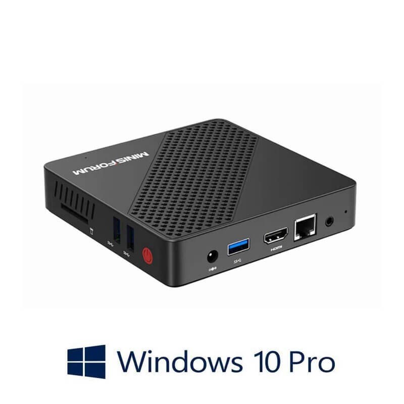 Mini PC NOU Open Box MINISFORUM NUC N40, Intel N4000, 4GB DDR4, Win 10 Pro