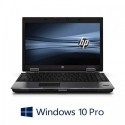 Laptopuri HP EliteBook 8540w, i7-640M, SSD, 15.6 inci, Quadro FX 880M, Win 10 Pro