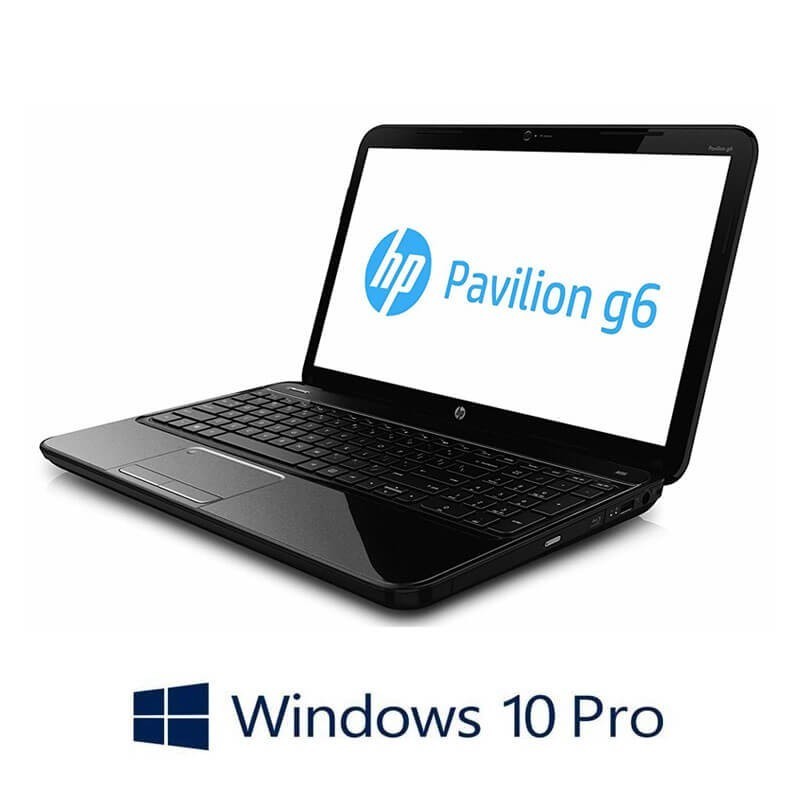 Laptopuri HP Pavilion G6, Intel i5-2430M, 256GB SSD, 15.6 inci, Webcam, Win 10 Pro