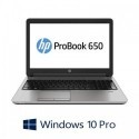 Laptopuri HP ProBook 650 G1, Intel i5-4210M, 8GB DDR3, 15.6 inci Full HD, Win 10 Pro