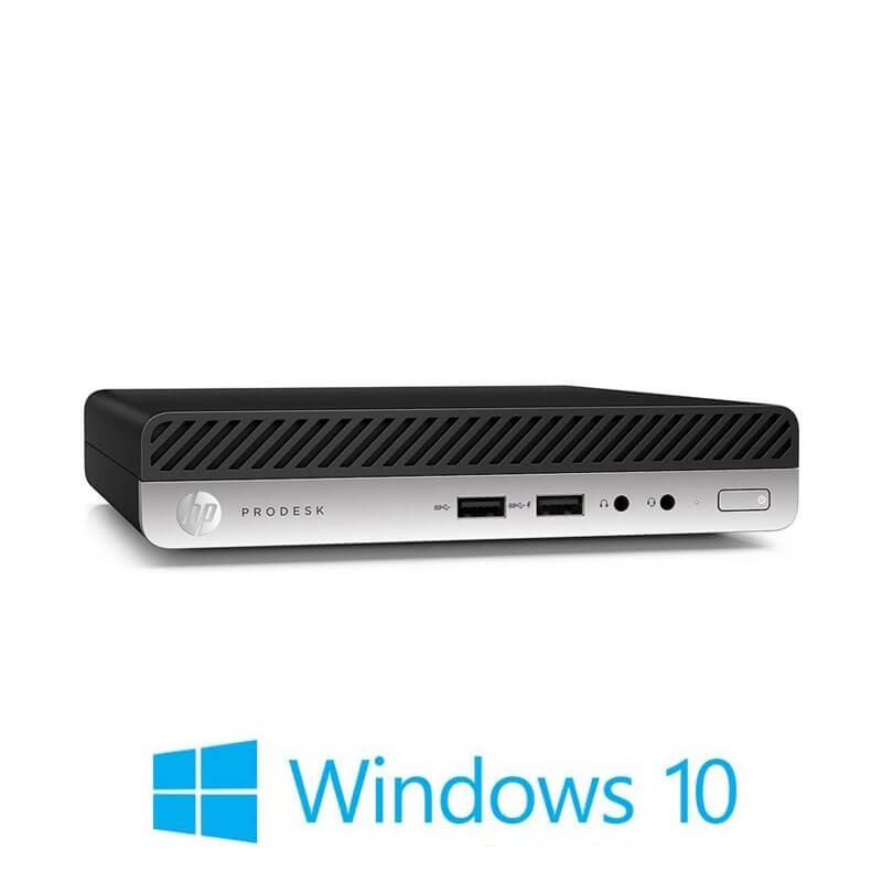 Mini PC HP ProDesk 400 G4, Quad Core i3-8100T, DDR4, 256GB SSD
