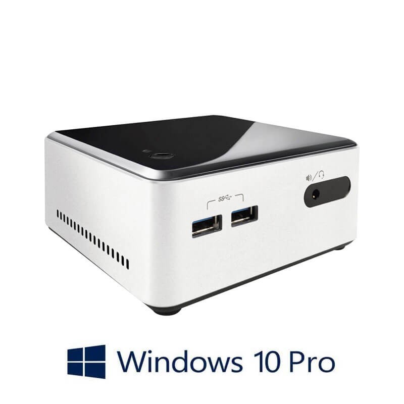 Mini PC Intel NUC D34010WYKH, i3-4010U, 8GB DDR3, 240GB SSD, Win 10 Pro