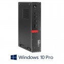 Mini PC Lenovo ThinkCentre M920q, Hexa Core i5-9600T, 250GB SSD, Win 10 Pro