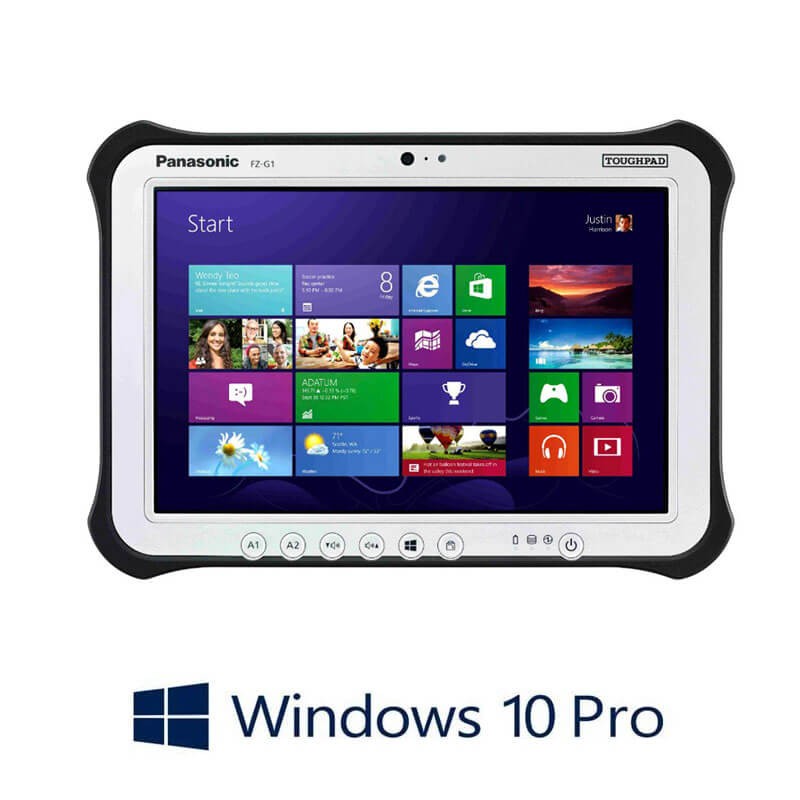 Tableta Panasonic ToughPad FZ-G1, i5-3437U, 128GB SSD, Full HD, Win 10 Pro