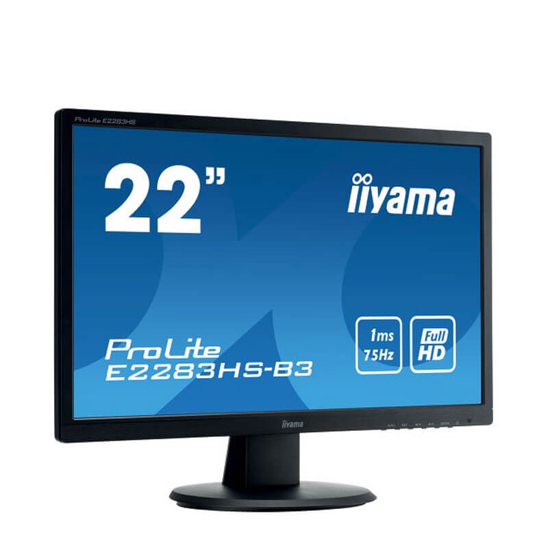 Monitoare LED Iiyama ProLite E2283HS-B3, 21.5 inci Full HD