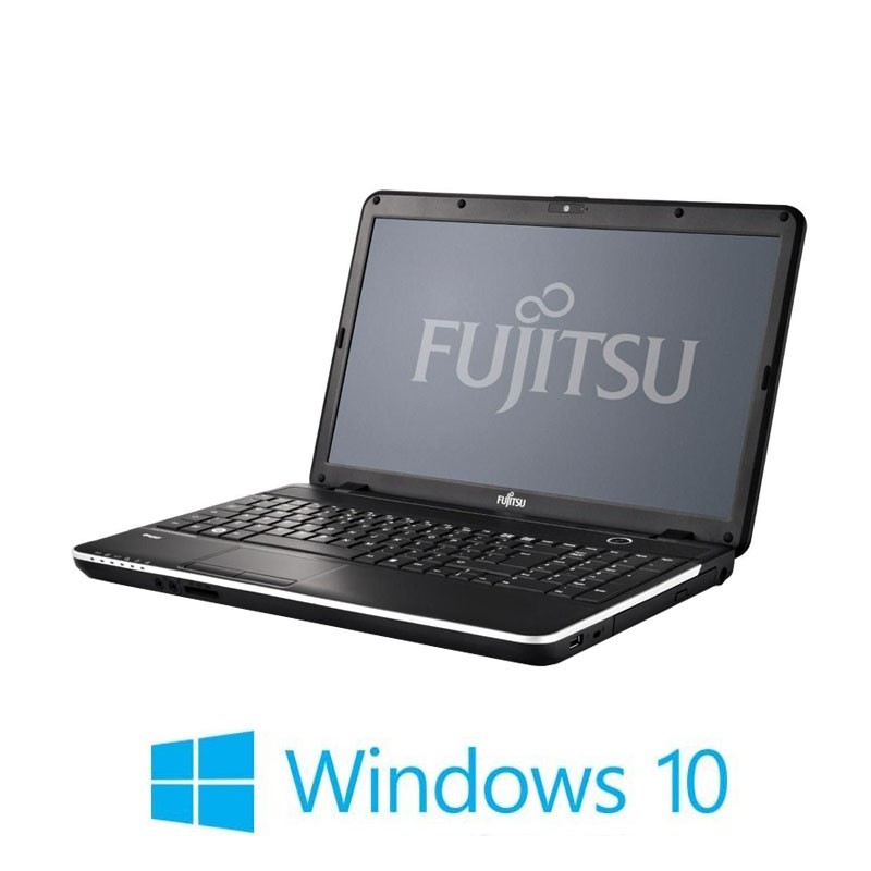 Laptopuri Fujitsu LifeBook A512, Intel i3-3110M, SSD, 15.6 inci, Webcam, Win 10 Home