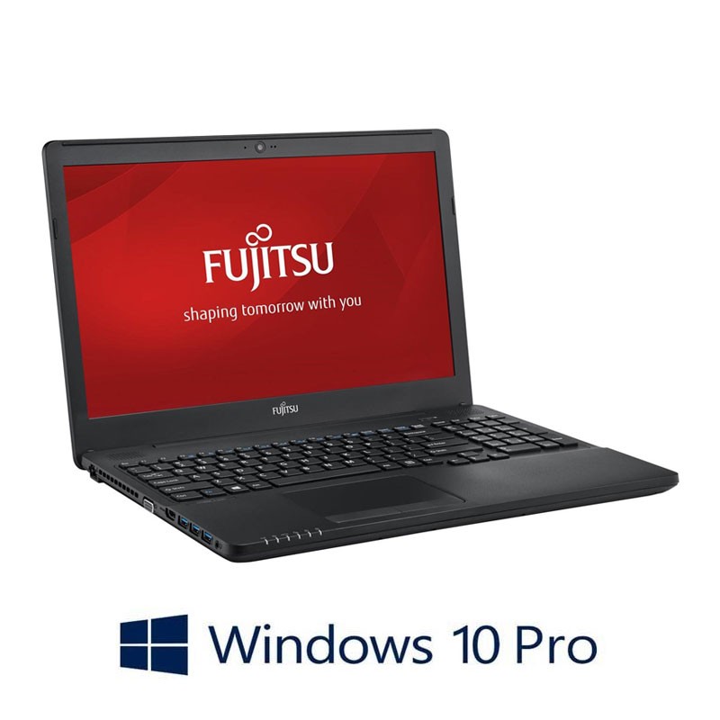 Laptop Fujitsu LifeBook A556/G, i5-6200U, 256GB SSD, Full HD, Webcam, Win 10 Pro