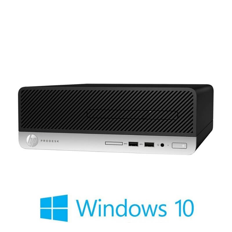 Calculatoare HP ProDesk 400 G6 SFF, Quad Core i3-9100, 8GB DDR4, Win 10 Home